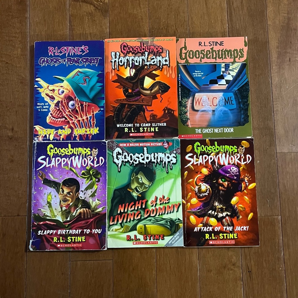 Goosebumps Books by R.L. Stine All 6 See Photos & Description